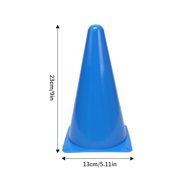 12PCS Durable Sports Football Accessories Soccer Training Marker Equipment Agility Cones 6