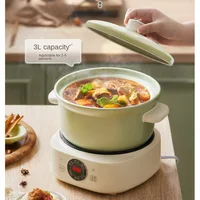 220V 3L Electric Slow Stewer Household Ceramic Automatic Health Preserving Pot Multi Cooker Soup Porridge Stewing Machine 1