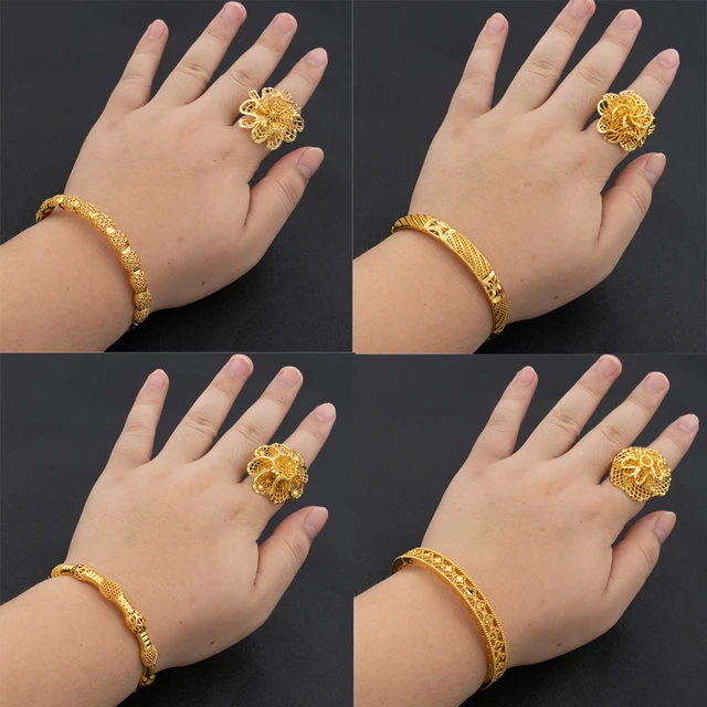 Sipradh Alloy Diamond Gold-plated Ring Bracelet Price in India - Buy  Sipradh Alloy Diamond Gold-plated Ring Bracelet Online at Best Prices in  India | Flipkart.com