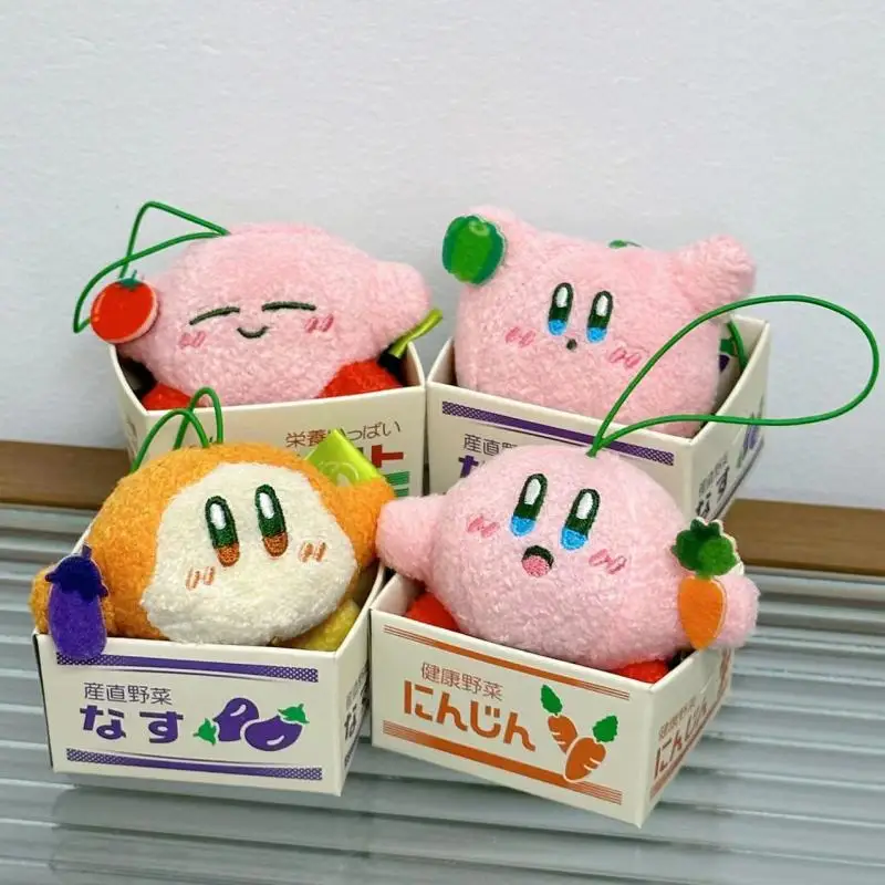 

Sanrio Kirby Plush Doll Kuromi Melody Stuffed Key Chain Anime Hellokittys Cinnamoroll Pochacco Animal Cross Dressing Bag Pendant