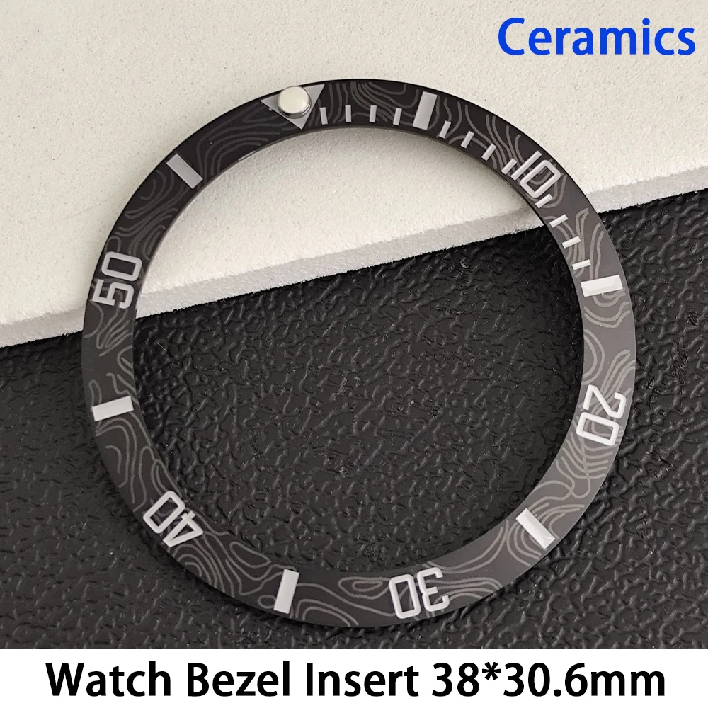 Premium 38mm Sloping Aluminum-Ceramic Bezel Insert