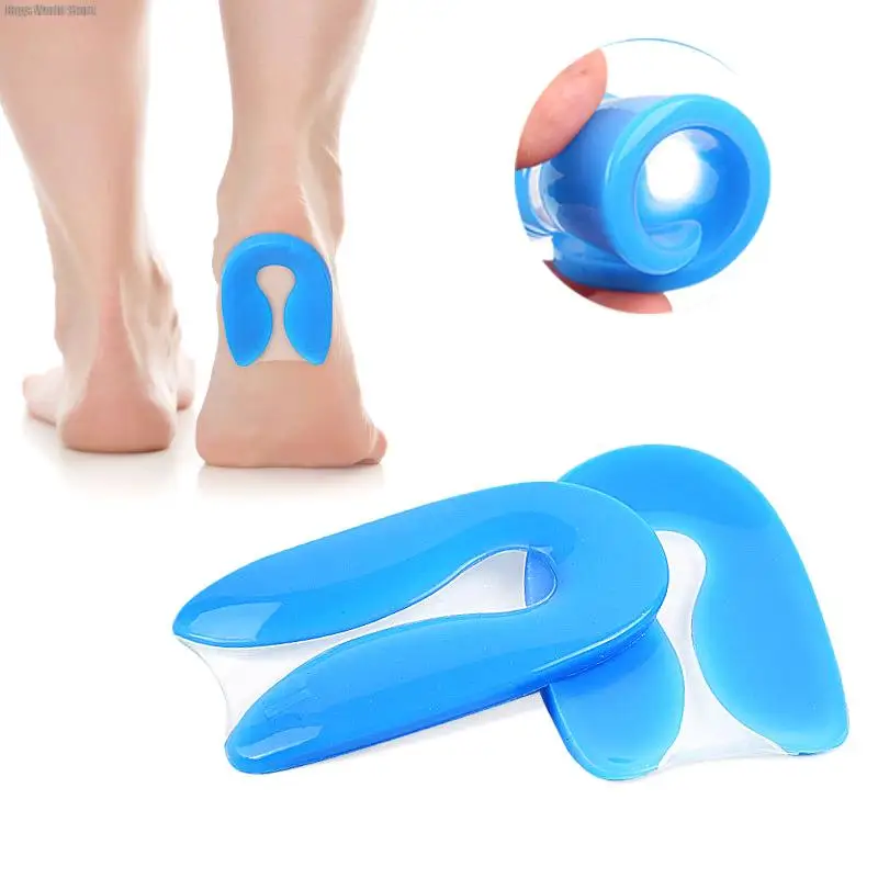 

Spur Support Shoe Pad Feet Care Inserts Silicone Gel Insoles Heel Cushion Soles Relieve Foot Pain Plantar Fasciitis Protectors