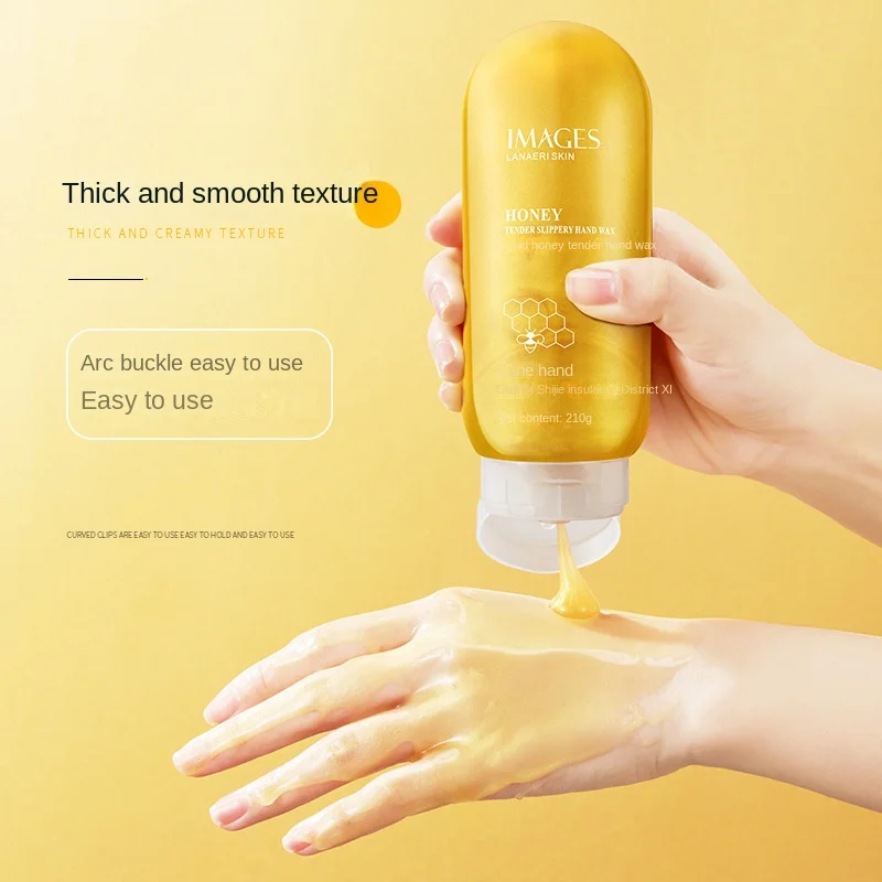 Gold Honey Hand Wax Mask Easy to Apply Easy to Tear Moisturizing Care Tender and Smooth Hand Smear Tearing Hand Mask