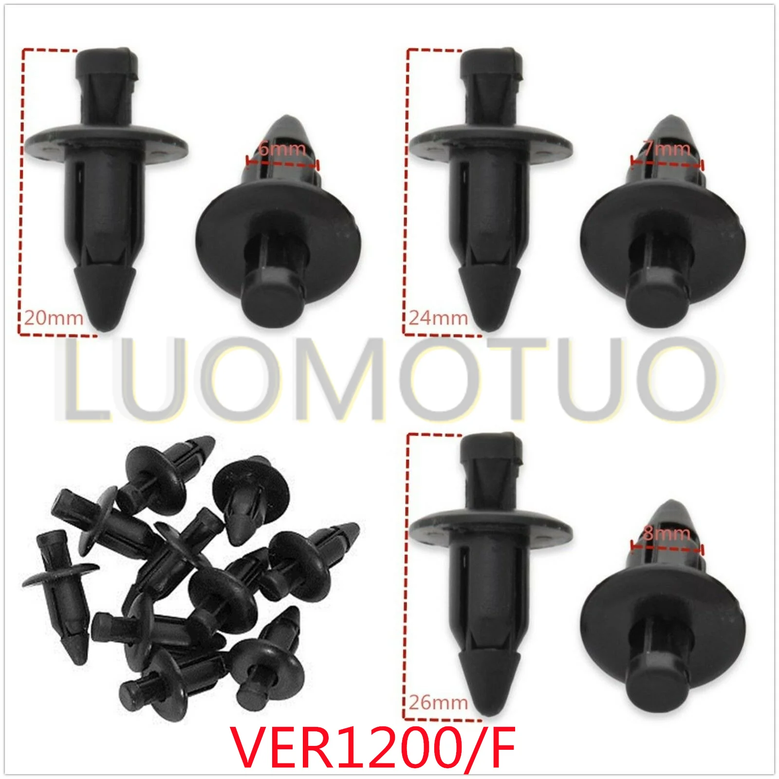 

Fairing Bolts Kit Bodywork Plastic Expansion Screw Spike Bolts Nuts Fit For HONDA VFR1200/F 2014-2015