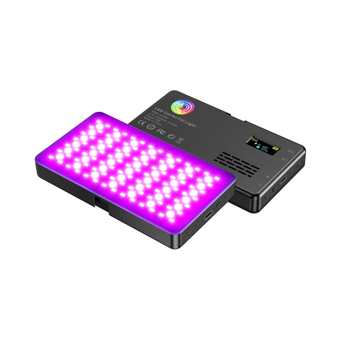 

RGB полноцветная прямая трансляция красота освещение лампа квадратная карманная фотография полный цвет фотография