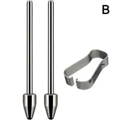Wear-Resistant Titanium Alloy Tablet Stylus Tip - Silver (B)