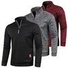 New Men's Interior Sweater Half Zipper Pullover Autumn Thin Casual Sweater Outdoor Work Sweater Standcollar Turtleneck Sweater