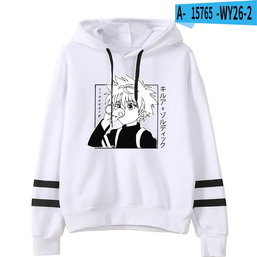 

New Japanese Anime Hunter X Hunter Hoodies Men Funny Cartoon Hisoka Morow Killua Graphic Streetwear Unisex Tops Sweatshirts Male