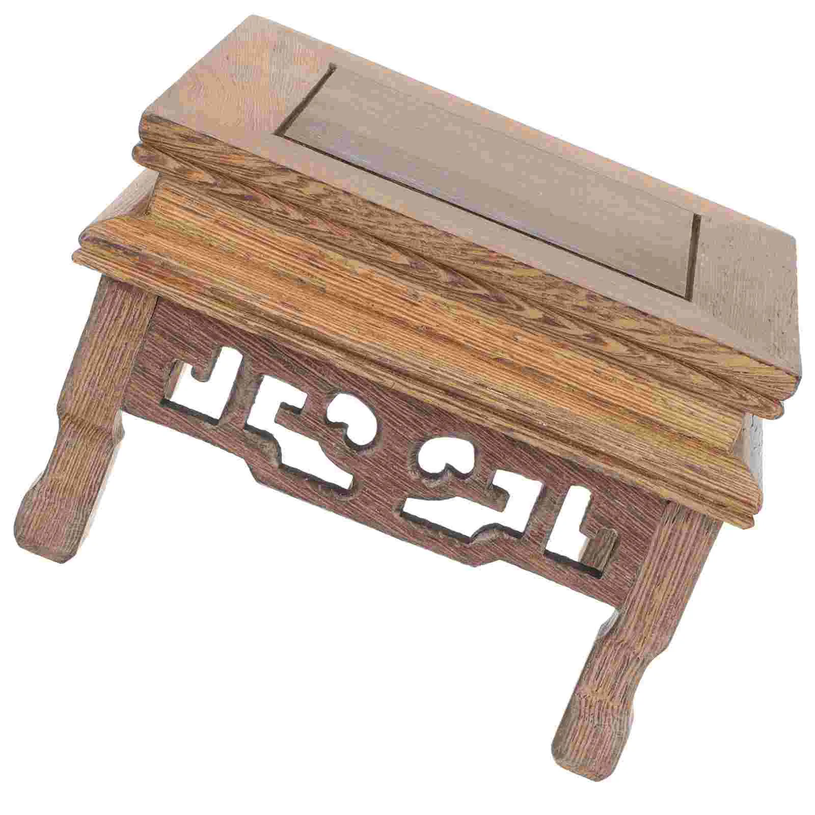 Rectangular Wood Flower Pot Base Planter Display Pedestal Wooden Plant Stand Outdoor Furniture Rustic Woodcraft Rectangular Wood Flower Pot Base Planter Display Pedestal Wooden Plant Stand Outdoor Furniture Rustic Woodcraft