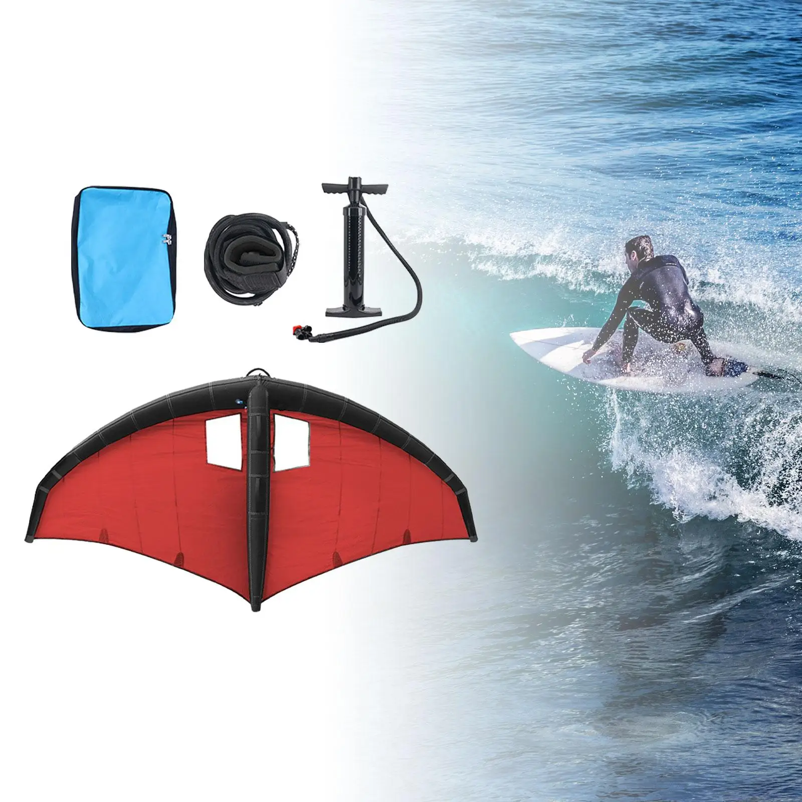 Inflatable Surfing Wing Inflatable Kite for Kitesurfing Surfing Windsurfing