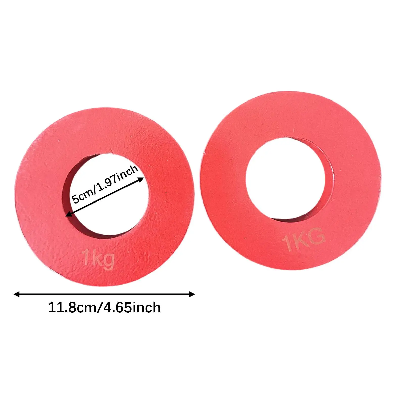 2 Pieces Barbell Plates Easy to Store Steel Convenient Use Easy to Attach Weight Plate Small Change Plate Fitness Professionals