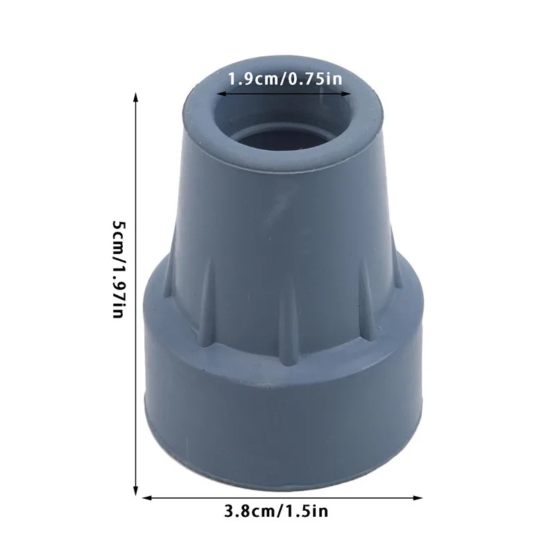 Gummi Trekking Pole Kappe Gehstock Krücke Cane Bottom Pads Abdeckung Ferrule Rutschfeste Fuß Abdeckung Trekking Pole Cane Krücke Stuhl – Detail 6