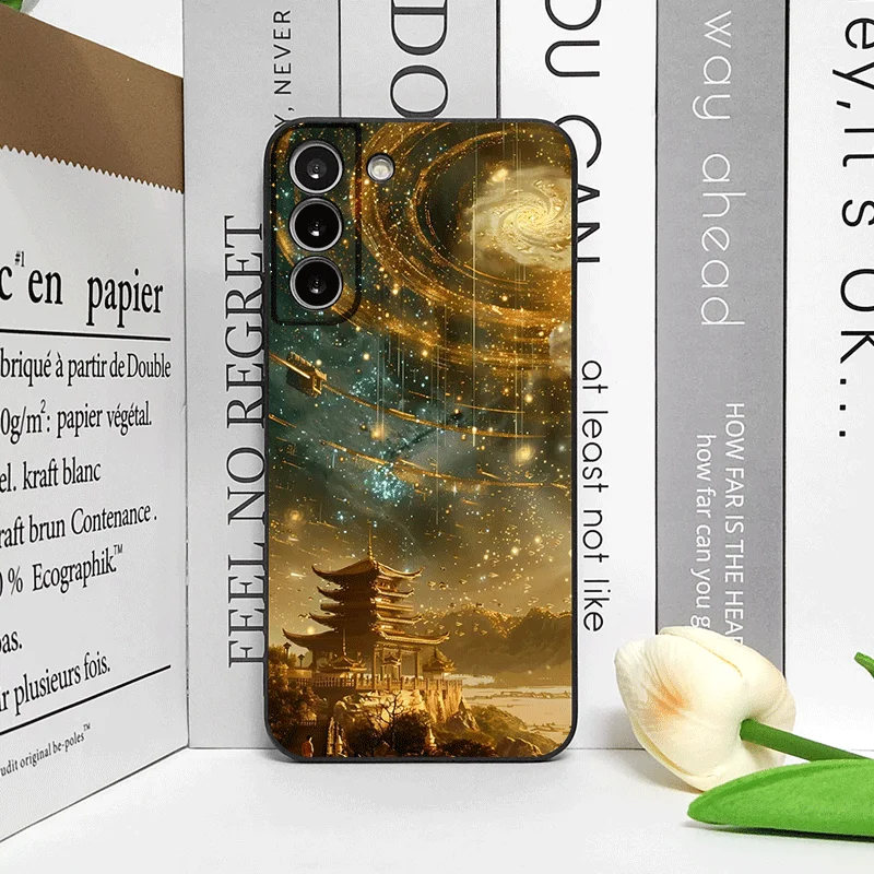 Glowing Butterfly Tree Landscape Frosted Soft Phone Case