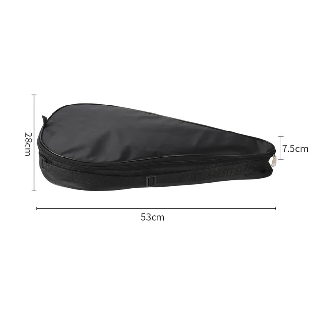 Oxford Black Padel Paddle Bag Cover For Various Tennis Racket Soft Face Carbon Fiber EVA Racquet Unisex Tennis Shoulder Bags 3