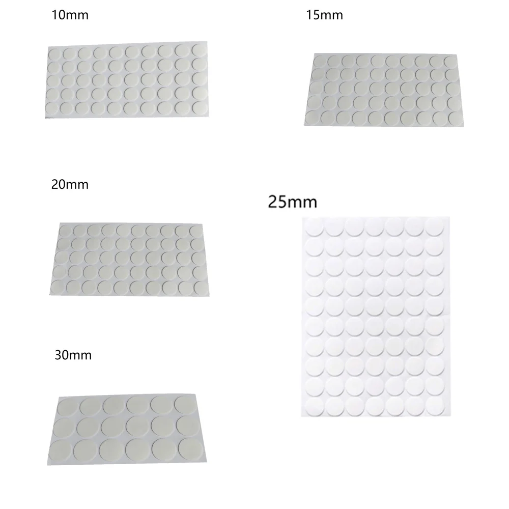 100 Pcs Transparent Double-sided Adhesive Tape Dot Waterproof