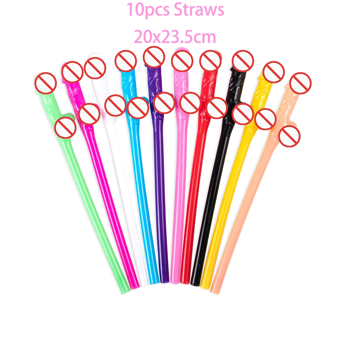 10pcs straws-A