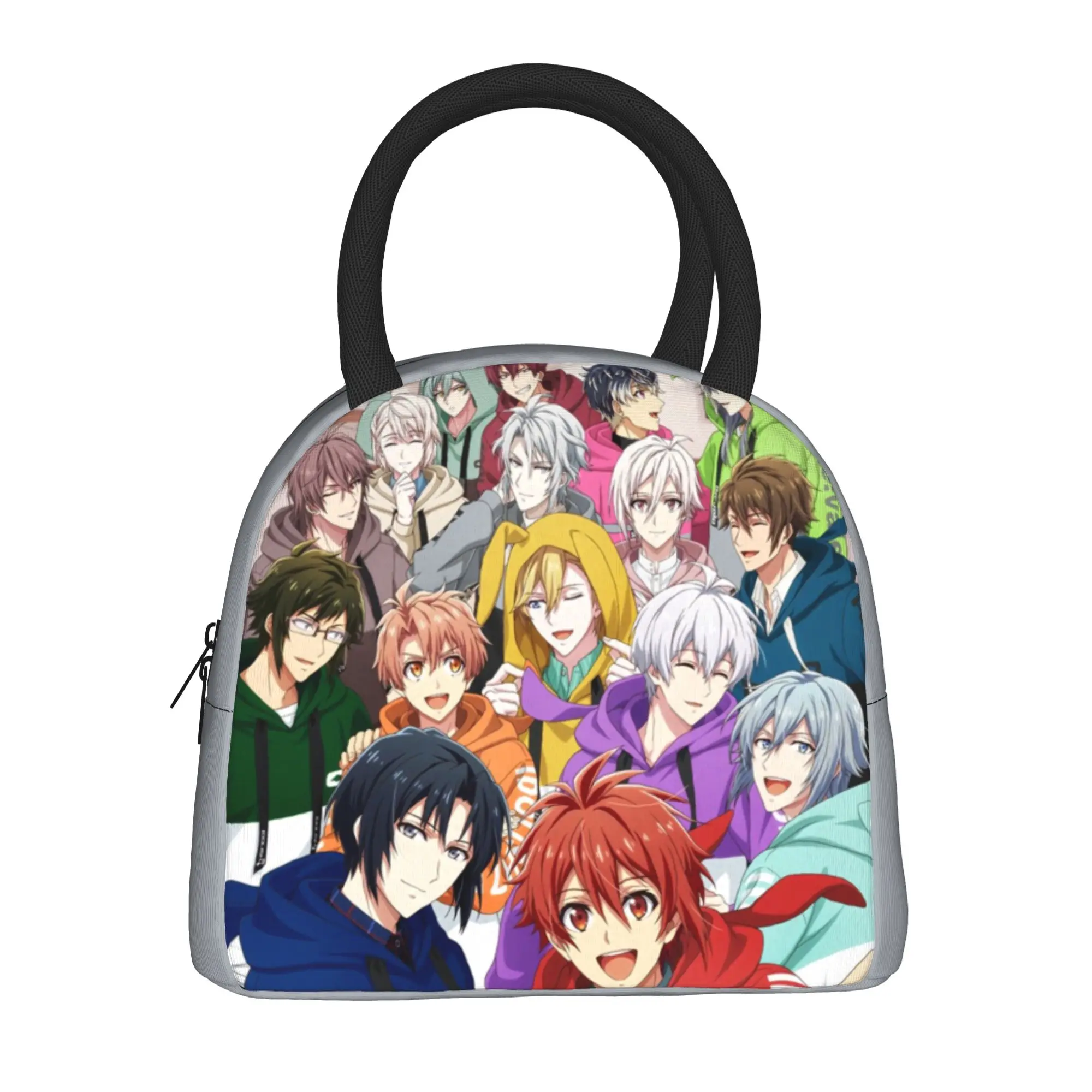 등교 시즌 IDOLiSH7 피크닉 가방 따뜻함(16) 지퍼 잠금 하라주쿠 디자인..
