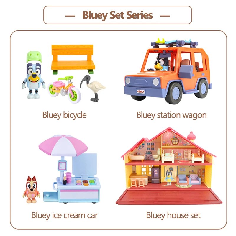 Bluey ファミリーハウスおもちゃセット Bluey ビンゴアニメ
