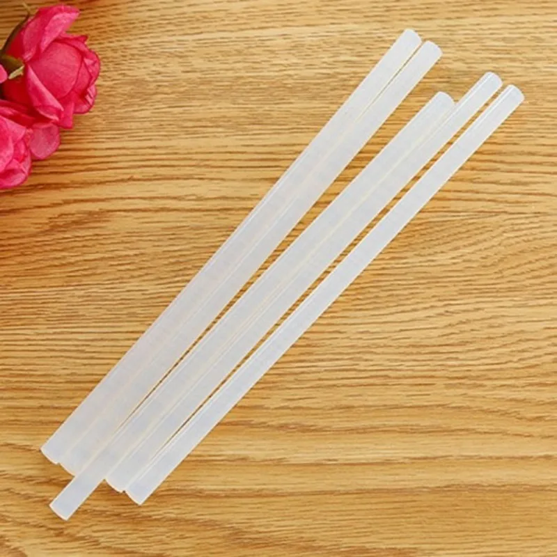 7x100mm 10개입 핫멜트 글루 스틱 미니 사이즈 글루건 스틱 DIY 아트 공예 일반 수리 가정 장