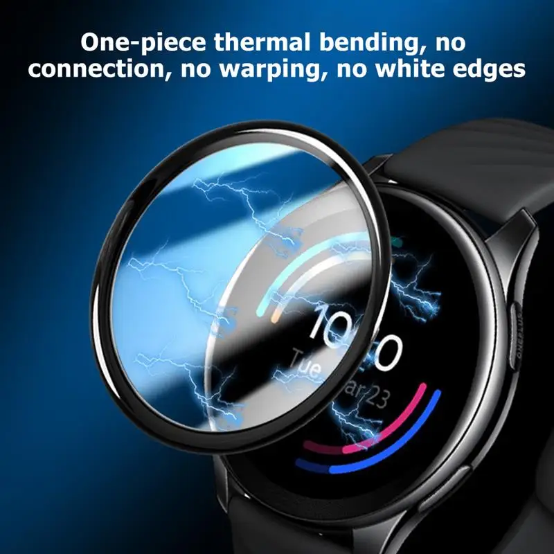 Premium Full Coverage 3D Curved HD Clear Soft Protective Film for Smartwatches (Not Glass)