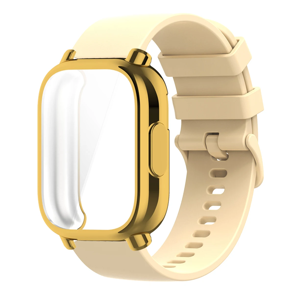 Silicone Strap with Protective Case
