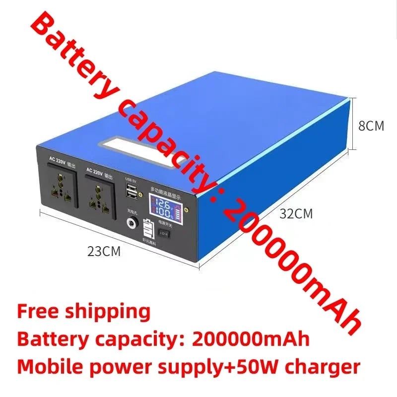 220V AC 300W 600W Portable Power Station 960WH Outdoor Battery DC Outdoor Camera Drone Emergency Power Supply Large Capacity