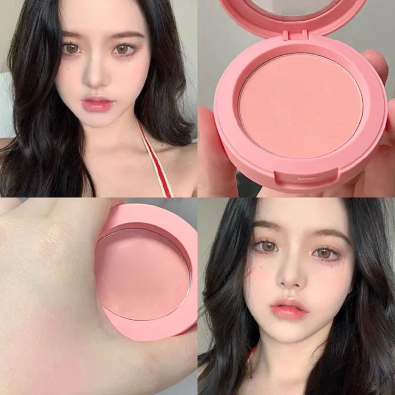 HerorangeHR402 Water-Resistant Long-Lasting Soft Matte Natural Peach Orange Blush Powder