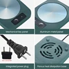220V Mug Heater Coffee Cup Warmer Milk Tea Water Heating Pad Home Cup Heater Warm Mat 55℃ Constant Temperature Coaster Gift Box 6
