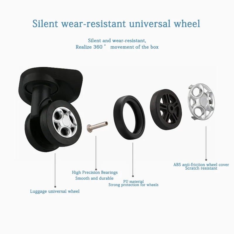 C071 Suitcase Wheel Replacement Suitcase Wheel Suitcase Pulley Replacement Carrying Wheel Replacement Support Wheel Spare Roller