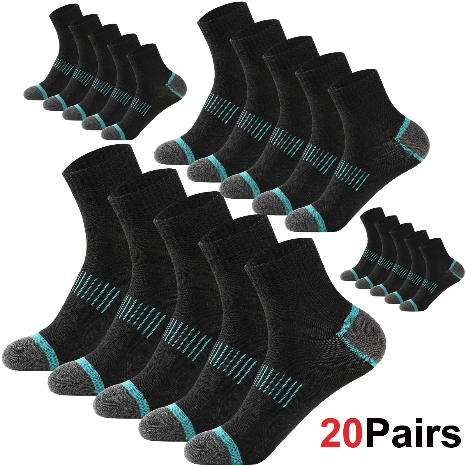 20Pairs Black