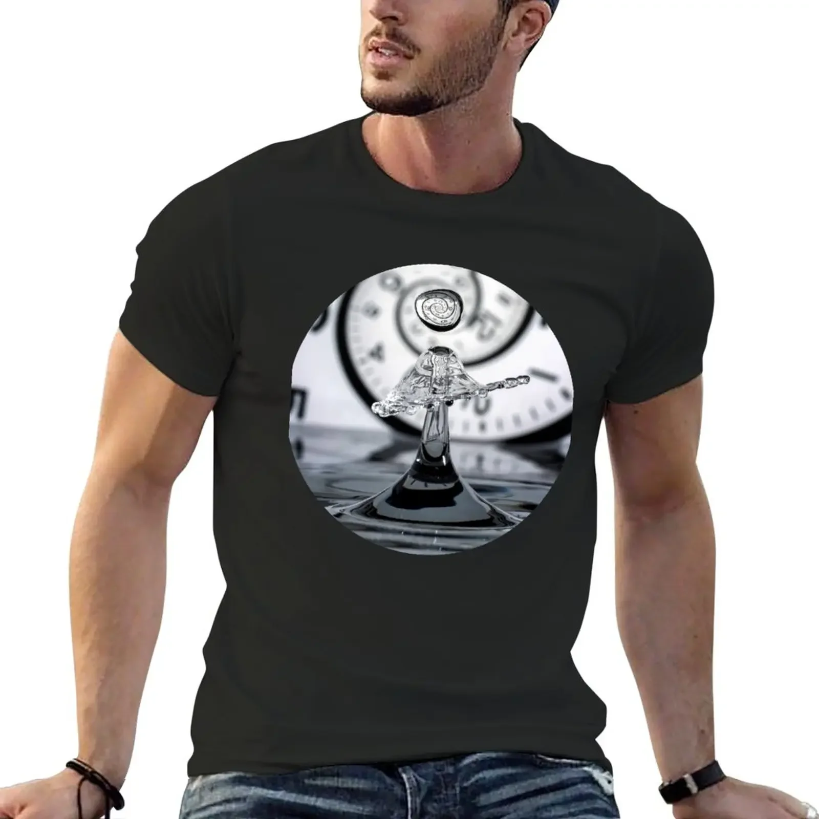 

Time T-Shirt vintage tops graphics tshirts for men