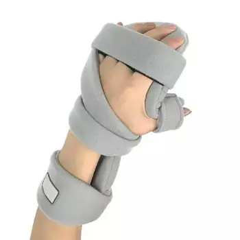 Supporto per tutore per mano con ictus regolabile supporto per stecca per mano notturna per dito supporto per polso ortopedico riabilitazione per tendinite per artrite