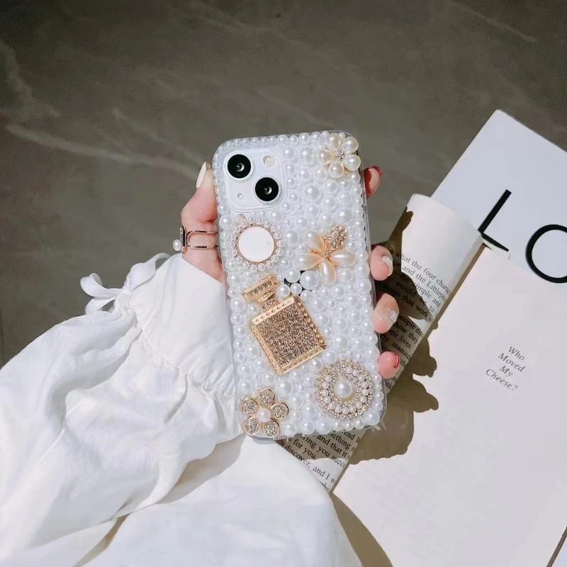 Diamond case for Samsung a70s, A22, A32, A52, A71, A51, A72, A73, A53, luxury, rhinestone, perfume bottle