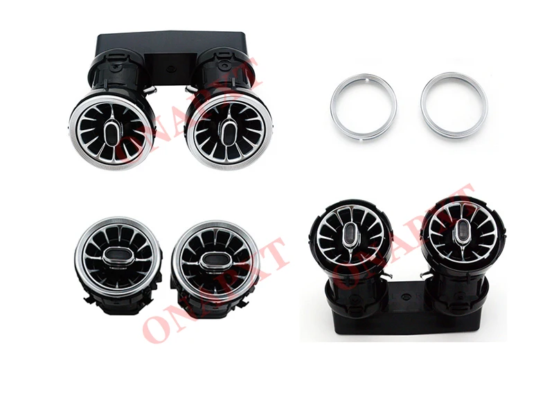 

For Benz For AMG GT W290 W298 2015-2022 256/64 Colors LED Air Vent Outlet Turbine Nozzle Atmosphere Lamp Ambient Light