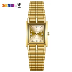 Luxury Gold Steel Bracelet Quartz Watch - Elegant Timepiece (Women gold)