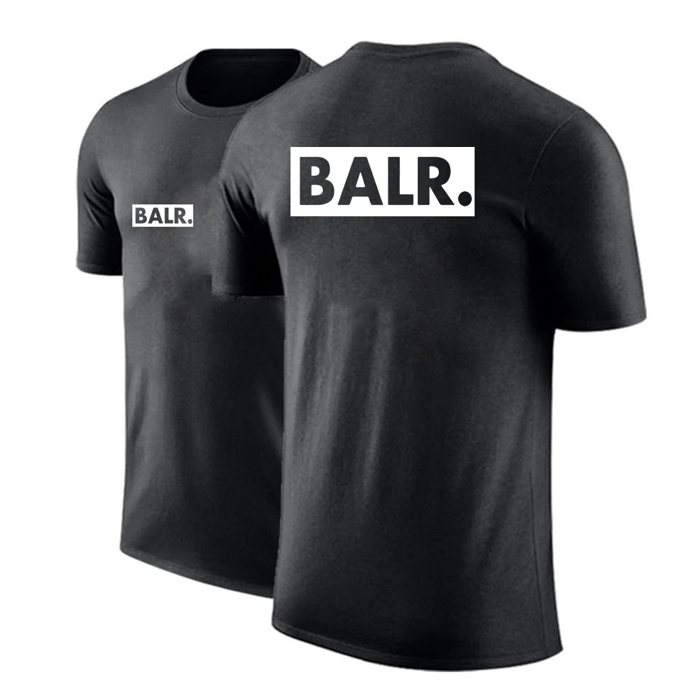 BALR 2023 Men's Summer Round Neck Ordinary Short Sleeve