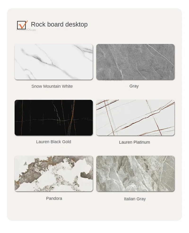 Italian Rock Slab Coffee Tables Household Coffee Table for Living Room Light Luxury Minimalist Small Apartment Oval Side Table