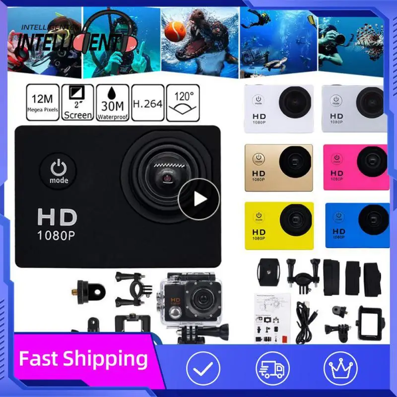 Fotocamera Impermeabile 1080P 32Gb Sport Outdoor Diving Camcorder Camera Mini Dv Videocamera 12Mp Sj4000 Per