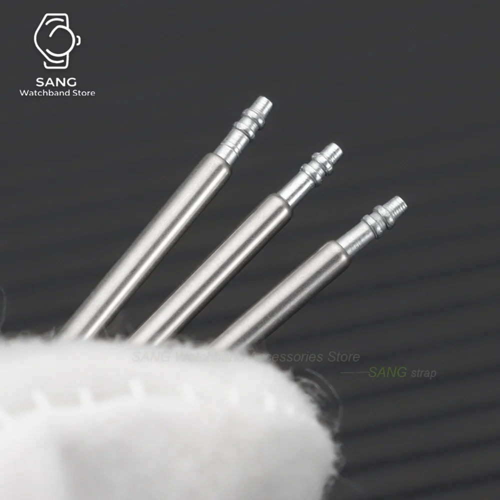 Stainless Steel Spring Bars Strap Link Pins Set - 20 Pieces, Various Diameters and Lengths