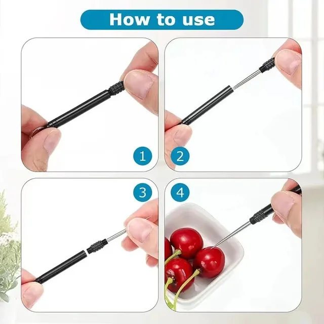 6 Pieces Metal Titanium Toothpicks, Portable Reusable Pocket Toothpicks With Stainless Steel Toothpick Holder | PH