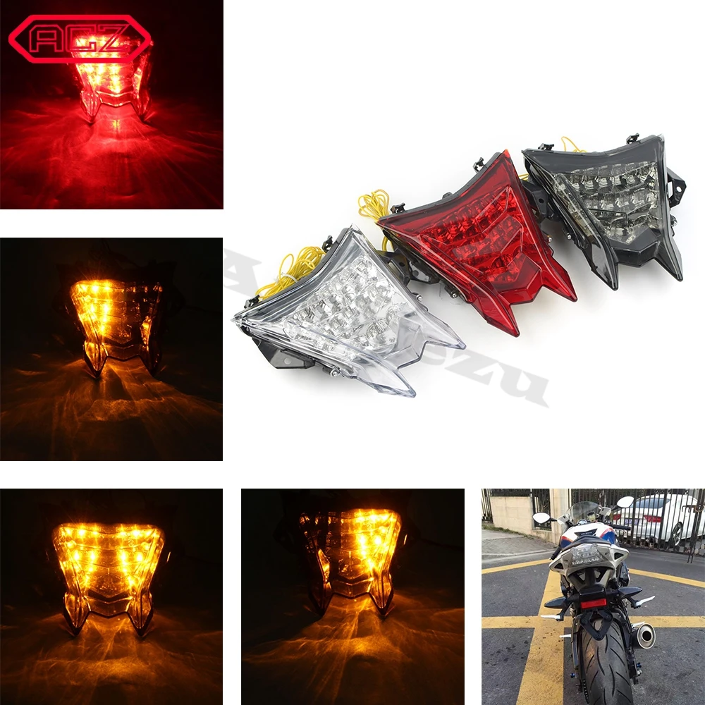 

Motorcycle Rear Brake Light LED Taillight Blinker Indicator Shift Turn Signal Lights for BMW S1000R HP4 S1000RR 2010-2016