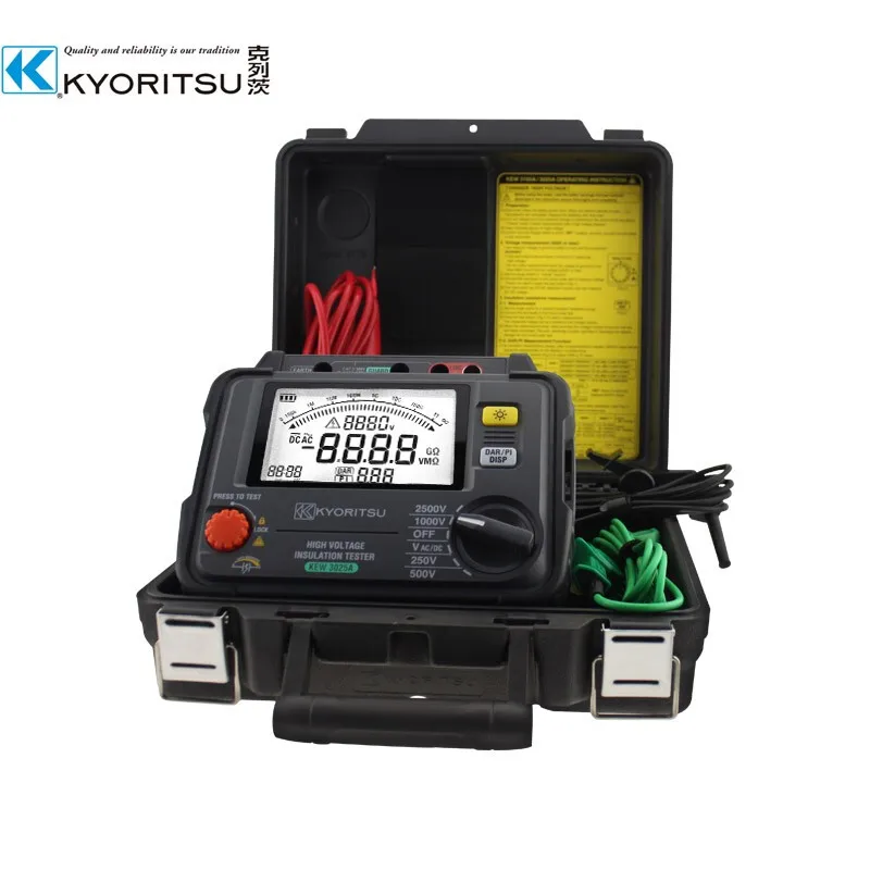 KYORITSU DIGITAL ANALOG INSULATION CONTINUITY TESTER KEW 3125A
