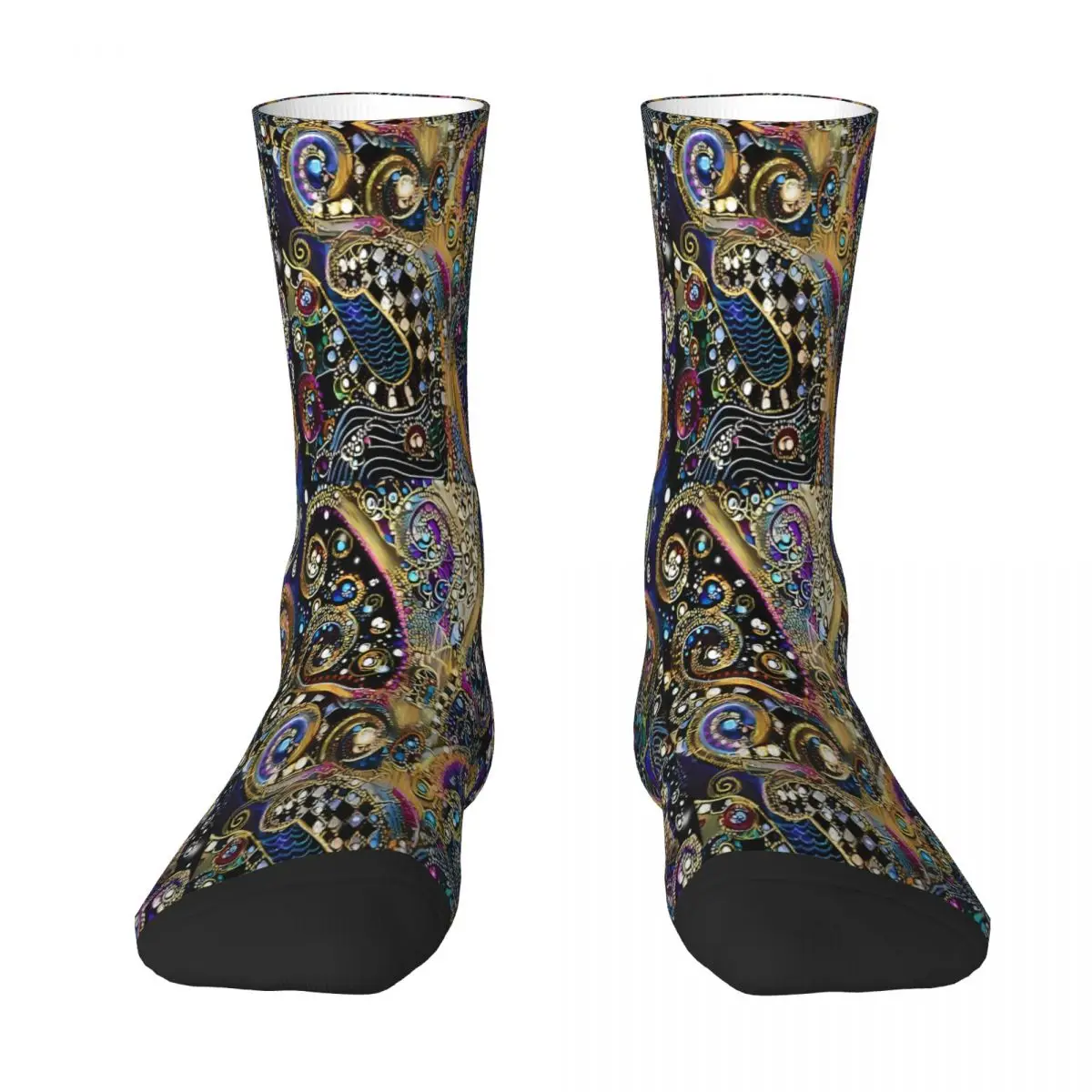 

Night Seasons Of Klimt Sock Socks Men Women Polyester Stockings Customizable Funny