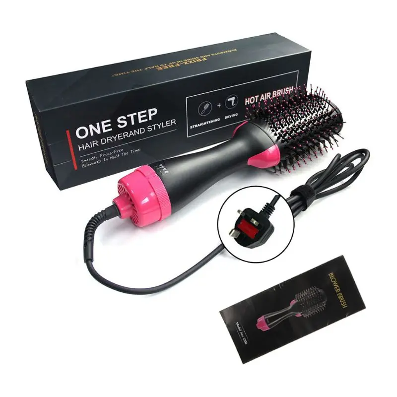 MultifunctionalHairStraightenerBrushHairCurlerBrushHairStyler