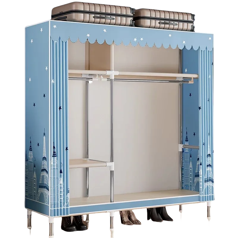 Furniture Wardrobe Children's Wardrobe Dress Girls Kids Child Clothes Closet Storage Organizer Modular Cabinet Baby Girl Room