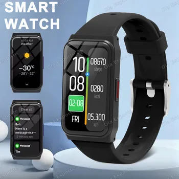 Nuovo Smart Watch Monitoraggio leggero della salute e del sonno Modalità sportive multiple Controllo della musica per uomini Donne Smartwatch Regali per le vacanze