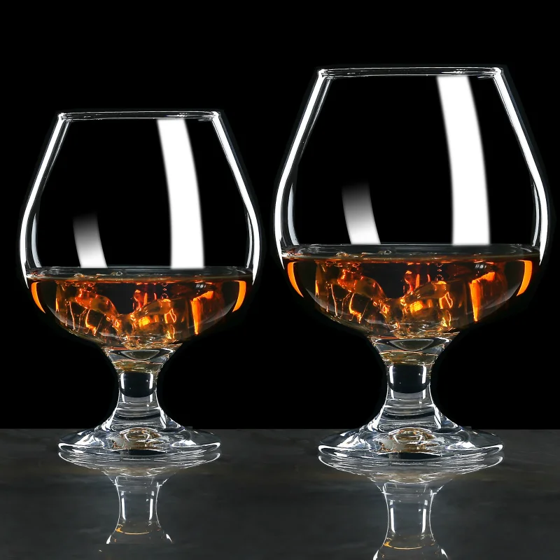 Whiskey glass drinking glasses set square glass mug Classic whiskey cup red wine cocktail brandy beer vodka Margaret goblet champagne glass bar household high capacity drinkware