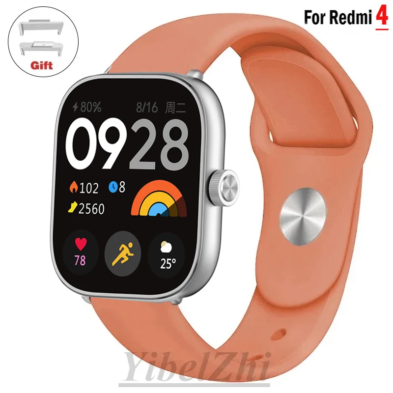 Soft Silicone Sport Bracelet Strap for Smartwatch Wristband Accessories