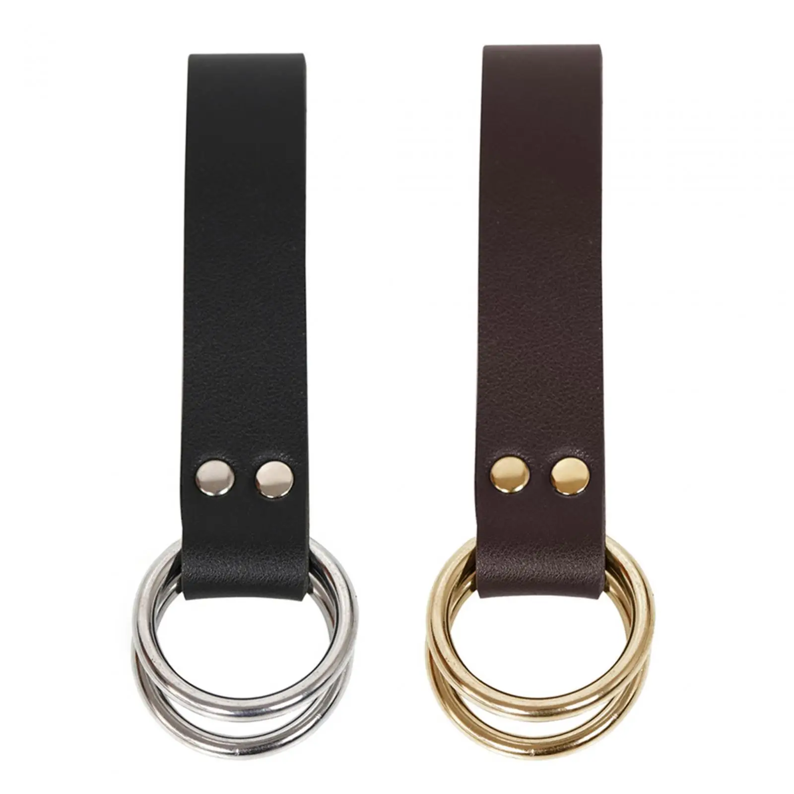 Leather belt Skirt hikes O shaped medieval belt hook strap