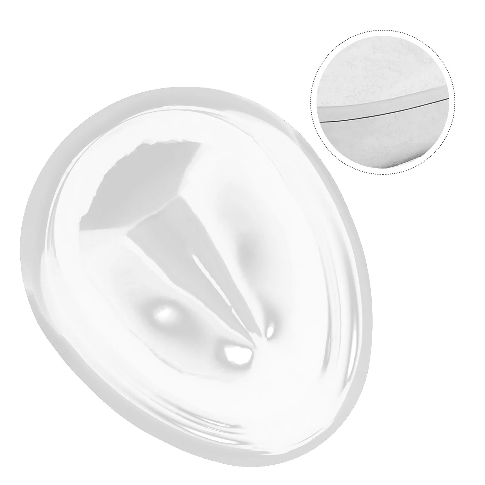 

4 Pcs Mask Plastic Face Cover Toy Clear for Accessories DIY Craft Makeup Protection Covers Mini Baby